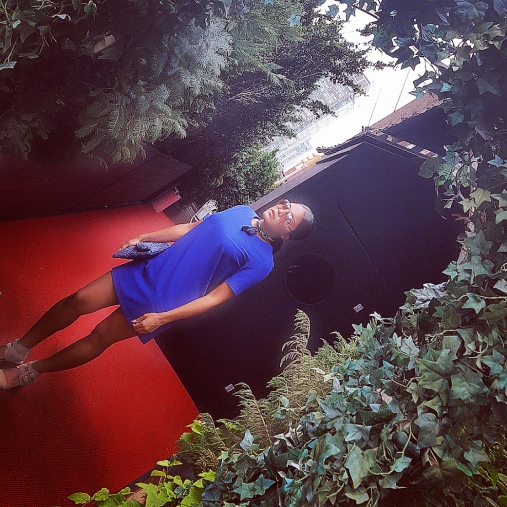 Royal Blue Shift Dress